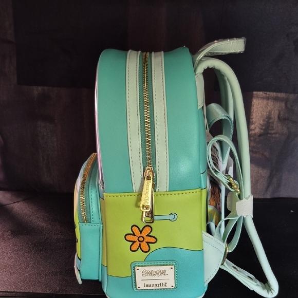 Loungefly Scooby-Doo Kids Backpack - Green and Blue - Picture 2 of 4